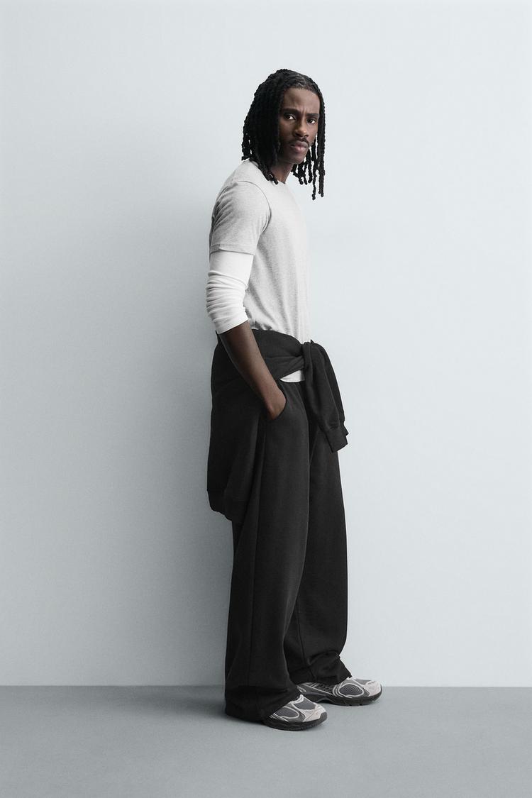 WIDE PANTS BLACK